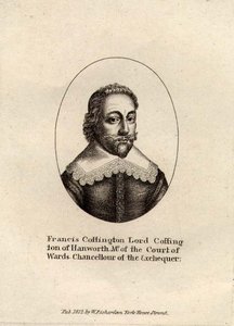 フランシス・コッティントン（コッティントン男爵）の肖像（c.1578-1652） pub.1812年（木版画） 作： English School