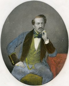 グスタヴァス・ヴォーン・ブルックの肖像 1860年頃（リトグラフ） 作： English School