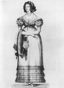 ハリエット・ウィルソンの肖像（1789-1846） 作： English School