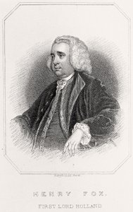 ヘンリーフォックスの肖像、第1オランダ卿、1835年 作： English School