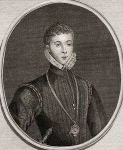 ヘンリー・スチュワート（1545-67）ロード・ダーンリーの肖像 作： English School