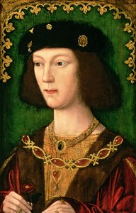 ヘンリー8世の肖像（1491-1547）、1509年頃 作： English School