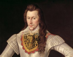 ヘンリー・リオテスレイの肖像（1573-1624）サウサンプトンの第3伯爵c.1600（詳細） 作： English School