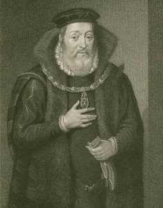 ジェームズハミルトン（1517-1575）の肖像アラン伯爵、「ロッジの英国の肖像」1822年