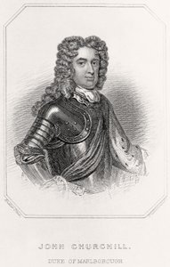 ジョン・チャーチルの肖像、マールボロ公爵、1835年 作： English School
