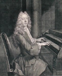 ジョン・ロビンソン(1682-1762)のポートレートをジョージ・ヴァーチュ(1684-1756)が彫ったもの(エングレーヴィング) 作： English School