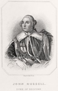 ベッドフォード公ジョン・ラッセルの肖像、1835年 作： English School