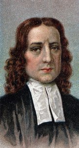 ジョン・ウェスレーの肖像 1703-1791 - シリーズ "Leaders of Men "より - クロモリトグラフ - イギリスの学校、20世紀 - 。 作： English School