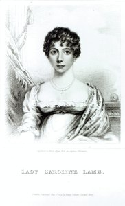 ヘンリーマイヤーによって彫刻されたレディキャロラインラム（1785-1828）の肖像画 作： English School