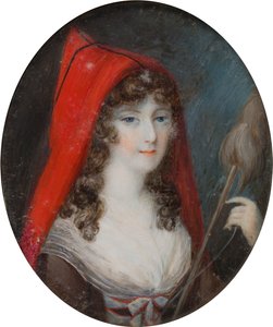 ルーシー・ビングの肖像、ブラッドフォード伯爵夫人（1766-1844）、1786-1844年頃（キャンバスに油彩） 作： English School