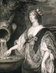 ルーシー・ヘイ（1599-1660）の肖像（「ロッジの英国肖像画」より 作： English School
