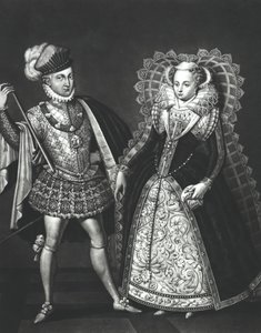 メアリークイーンオブスコッツ（1542-87）とヘンリースチュワート、ダーンリー卿（1545-67）の肖像、1565年6月29日