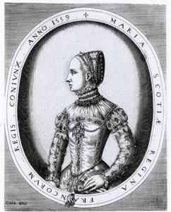ヒエロニムスコック（c.1510-70）1559によって刻まれたスコットランドのメアリー女王（1542-87）の肖像 作： English School