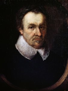 イギリスの詩人・劇作家、マイケル・ドレイトンの肖像 作： English School