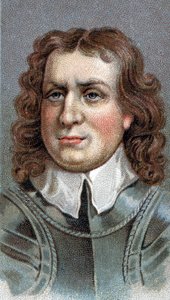 オリバー・クロムウェル(1599-1658)の肖像。イギリスの軍人・政治家 - オリヴィエ（オリバー）・クロムウェル（1599-1658） - シリーズ「男たちのリーダー」より - クロモリトグラフ - イギリスの学校、20世紀 - Yahoo! 作： English School