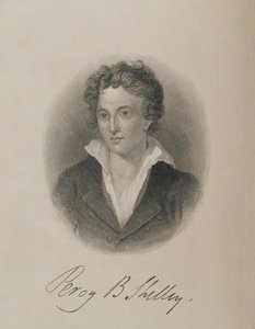 パーシー・ビッシュ・シェリーの肖像（1792-1822）、 作： English School