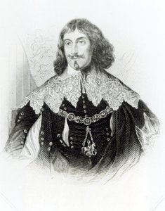 フィリップハーバート（1584-1650年）の肖像画第1モンゴメリー伯爵および第4ペンブローク伯爵、「ロッジの英国の肖像画」、1823年 作： English School