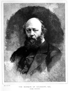 Robert Arthur Talbot Gascoyne Cecil (1830-1903) the Marquis of Salisbury and Prime Minister, from the series depicting 