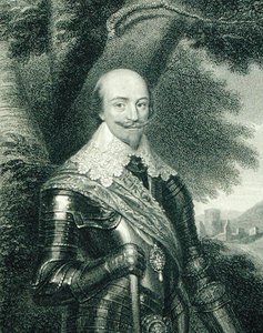 ロバート・バーティ（1582-1642）第1代リンゼイ伯爵の肖像（「ロッジの英国肖像画」より 作： English School