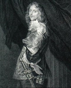 ロバート・ドーマー（1610-43）初代ケルナーヴォン伯爵の肖像（「ロッジの英国肖像画」より 作： English School