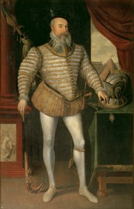 ロバート・ダドリーの肖像、レスター伯爵（c.1532-88）、1585