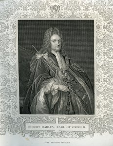 最初のオックスフォード伯爵、ロバート・ハーレーの肖像（1671-1724） 作： English School