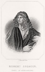 サンダーランド伯ロバート・スペンサーの肖像、1835年 作： English School