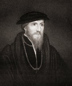 Lodges British Portraits、1823年のAnthony Denny（1501-49）の肖像 作： English School