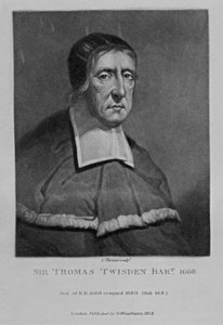 トーマスツイスデン卿の肖像、「イギリスの歴史に描かれた人物」、1815年 作： English School