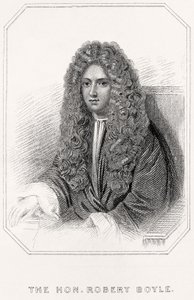名誉あるロバートボイルの肖像、1835年 作： English School