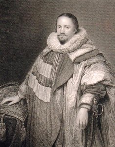 トーマス・コヴェントリー（1578-1640）の肖像（「ロッジの英国肖像画」より 作： English School