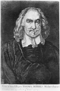 トーマス・ホッブズの肖像（1588-1679） 作： English School