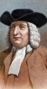 ウィリアム・ペン（ギヨーム）の肖像（1644年～1718年） - シリーズ "Leaders of Men "より - クロモリトグラフ - イギリス派、20世紀 - 。 作： English School