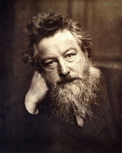 ウィリアムモリスの肖像、1886年 作： English School