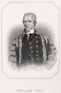 ウィリアム・ピットの肖像、1835 作： English School