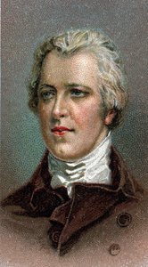 若き日のウィリアム・ピット（1759-1806）の肖像 - シリーズ「男たちのリーダー」より - クロモリトグラフ - イギリス派、20世紀 - 。 作： English School