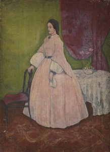 女性の肖像 作： English School