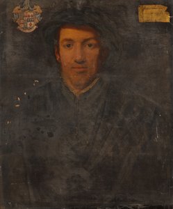 紳士の肖像、1544 作： English School