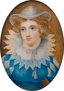 スコットランドのメアリー女王と言われる女性の肖像、1800〜99年頃（キャンバスに油彩） 作： English School