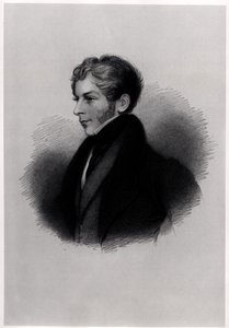 イラストからバイロン卿の生涯と作品までのクレア伯爵の肖像、バイロン、第二巻、EFFuden、1833-34 作： English School