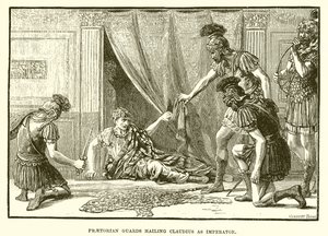 Praetorianは大将としてClaudiusを呼び止めている警備員 作： English School