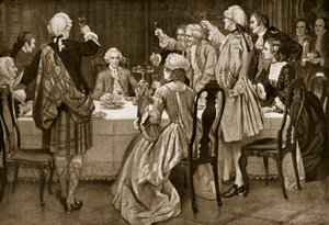 ホリールードのチャールズエドワード王子、イギリス国民のハチンソン物語のイラスト、1923年頃