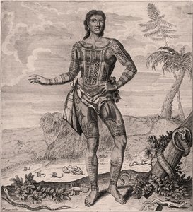 フィリピン出身のジョロ王子、1691年 作： English School