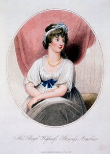 アメリア姫、1806 作： English School