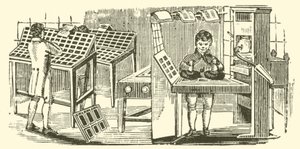 印刷所（木版画 作： English School