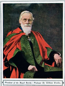 1914年5月、イラスト入りロンドン・ニュースのウィリアム・クロークス卿（1832-1919） 作： English School