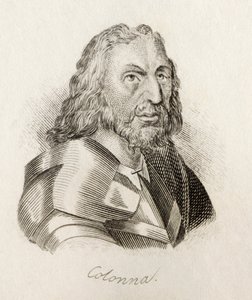 1825年に出版された「クラブの歴史辞典」からのプロスペロコロンナ 作： English School
