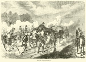 1870年9月、プロイセン規定貨車 作： English School
