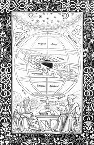 Ptolemysシステム、中世の科学と文学とルネサンスからのイラスト、1878年にポールラクロワによって書かれて彫刻
