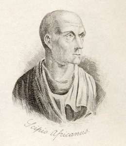 1825年に出版されたクラブの歴史辞典からのスキピオアフリカヌス 作： English School
